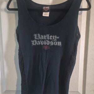 Harley-Davidson Women's Dark Tank Top with Logo